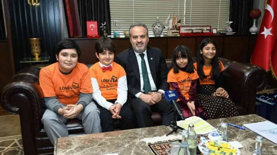 Başkan Aktaş'ın özel konukları