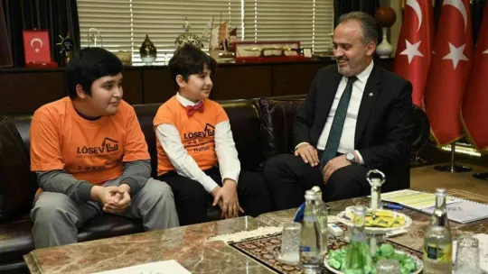 Başkan Aktaş'ın özel konukları