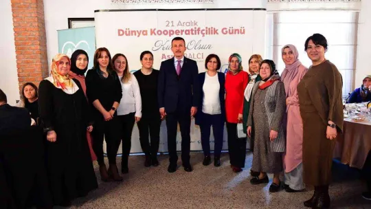 Başkan Balcı Dünya Kooperatifçilik Günü'nde Altıneller Kadın Kooperatifi üyeleri ile buluştu