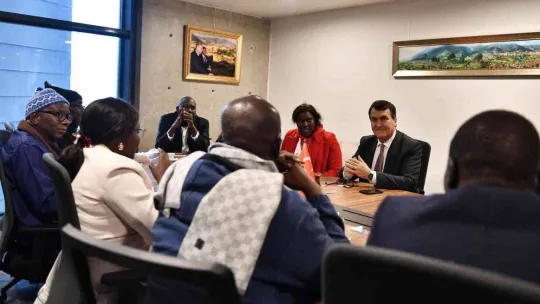 Başkan Dündar, Senegal heyetini ağırladı