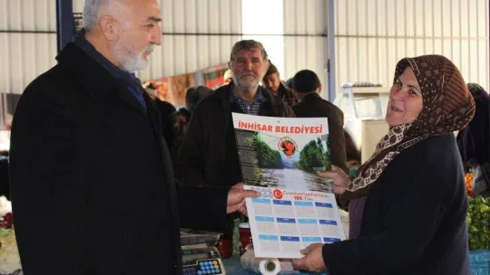 Başkan Kepez'den esnafa yeni yıl takvimi hediyesi