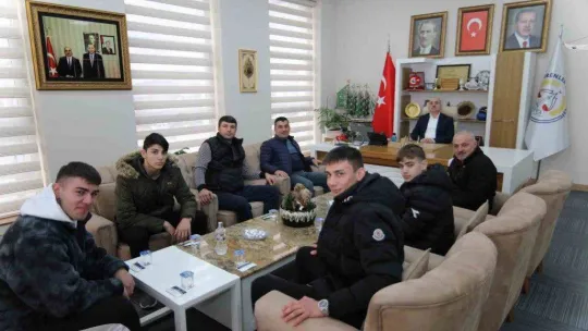 Başkan Kılıç şampiyon judocuları ağırladı