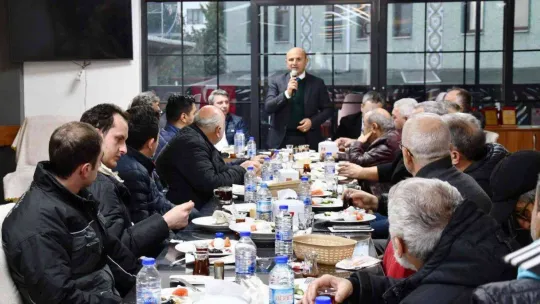 Başkan Oral, şoför esnafıyla bir araya geldi