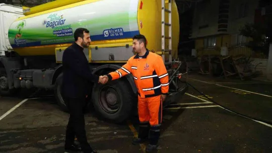 Başkan Özdemir 2023'e işçilerle birlikte girdi