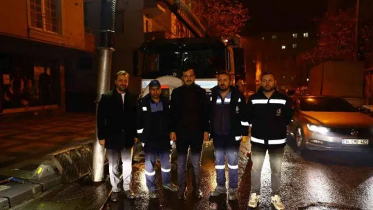 Başkan Özdemir 2023'e işçilerle birlikte girdi