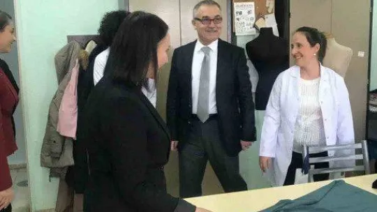 Başkan Tekin ve Müdür Akyol kursiyerler ile bir araya geldi