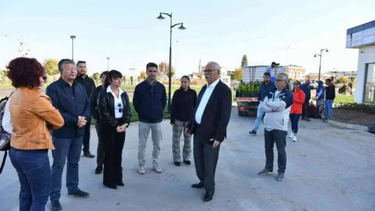 Başkan Ülgür Gökhan, Sağlıklı Yaşam Merkezi'nde incelemelerde bulundu