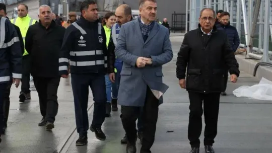 Başkan Usta, Gaziosmanpaşa Şehir Stadyumu'nu inceledi