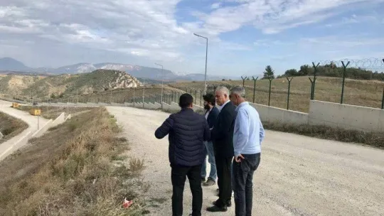 Başkan Yaman katı atık ve bertaraf tesisinde incelemelerde bulundu
