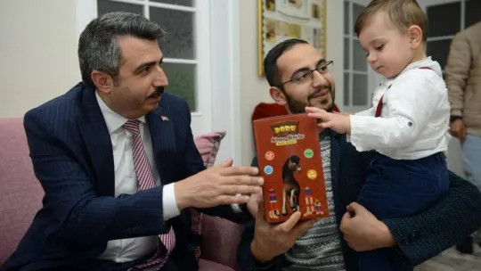 Başkan Yılmaz şehit ailelerini unutmuyor