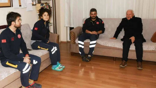 Başkan Yılmaz, yeni yıl gecesinde kurum ziyaretleri yaptı