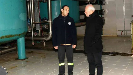 Başkan Yılmaz, yeni yıl gecesinde kurum ziyaretleri yaptı