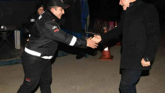 Başkan Yılmaz, yeni yıl gecesinde kurum ziyaretleri yaptı