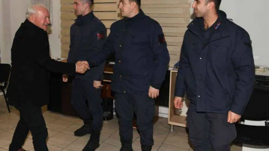 Başkan Yılmaz, yeni yıl gecesinde kurum ziyaretleri yaptı