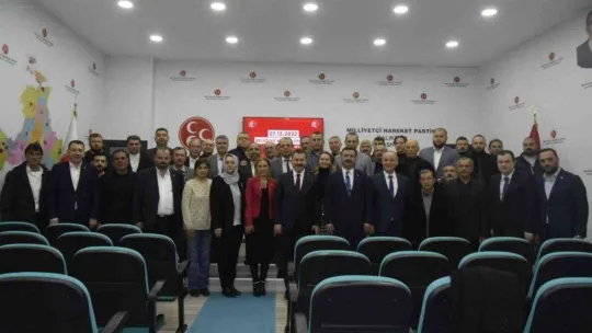 Başkan Yücel Yılmaz MHP'de istişare toplantısına katıldı