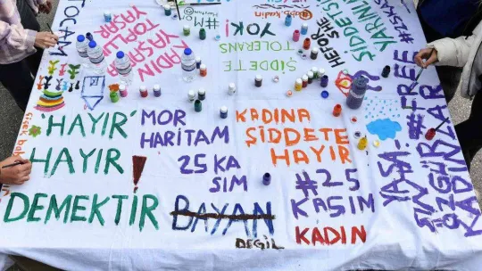 Başkentte 'Kadına Yönelik Şiddetle Mücadele Haftası' çerçevesinde etkinlikler düzenlendi