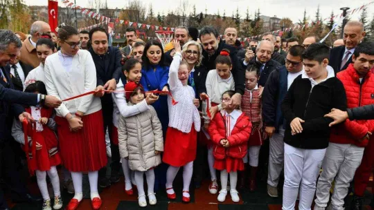 Başkentte engelleri aşan park hizmete açıldı