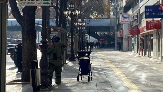 Başkentte korkutan şüpheli valiz ihbarı