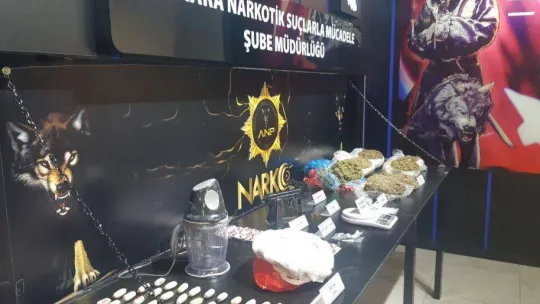 Başkentte narkotik operasyonu: 4 buçuk milyon liralık uyuşturucu ele geçirildi