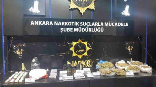 Başkentte narkotik operasyonu: 4 buçuk milyon liralık uyuşturucu ele geçirildi
