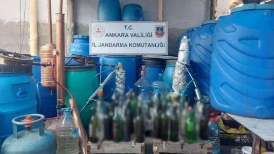 Başkentte sahte içki operasyonu