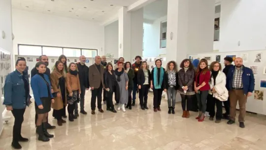 BAÜN'de Uluslararası Baskıresim Sergisi açıldı