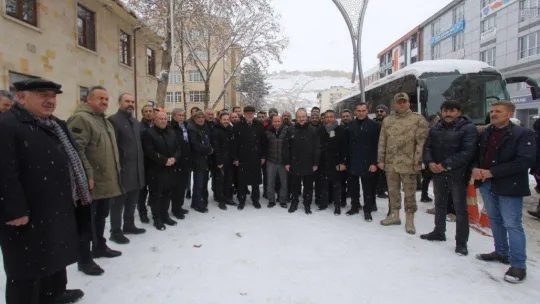 Bayburt Emniyetinden destek gecikmedi: 55 polis deprem bölgesine uğurlandı