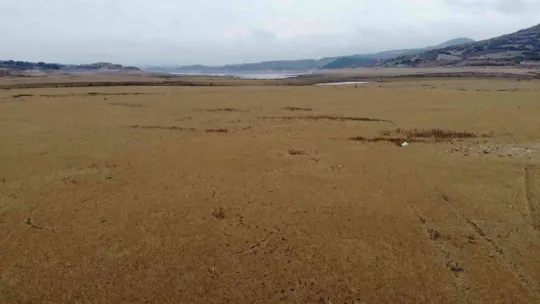 Bayramiç Barajı kuruma noktasına geldi