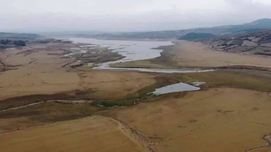 Bayramiç Barajı kuruma noktasına geldi