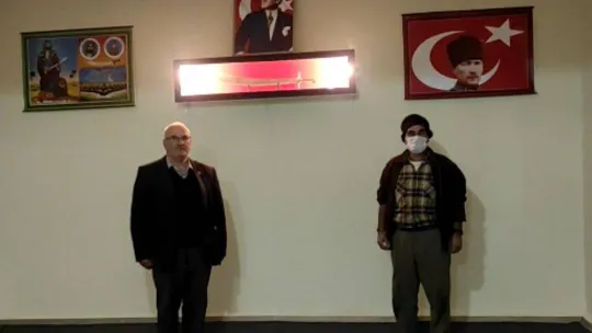 Bayramiç'te cem evine Zülfikar kılıcı hediye edildi