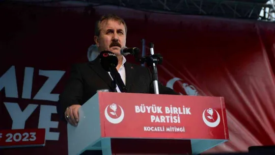 BBP Lideri Destici: 'Ana Muhalefet Partisi CHP, PKK'nın partisinin yan kuruluşu haline gelmiş'