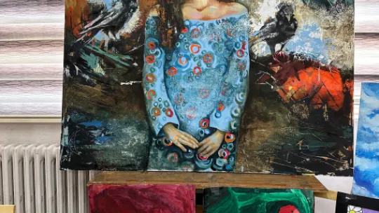 Silivri Mimar Sinan Ortaokulu'nda Görsel Sanatlar Sergisi Açılışı