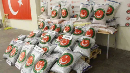 Bebek bezlerinden 442 kilogram uyuşturucu madde ele geçirildi