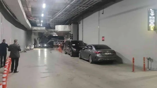 Beşiktaş stada geldi ve tesislere geri döndü