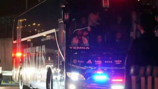 Beşiktaş stada geldi