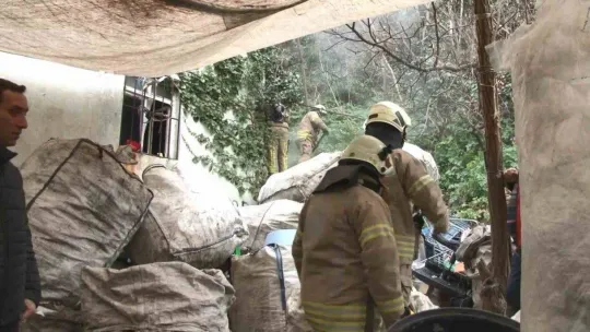 Beşiktaş'ta korkutan yangın