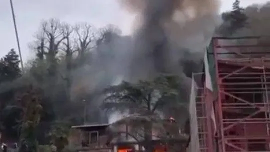 Beykoz'da 2 katlı restoran alev alev yandı