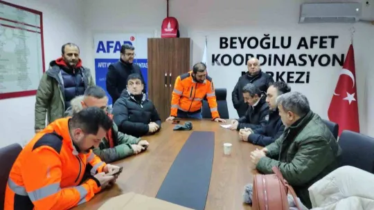 Beyoğlu Hatay için seferber oldu