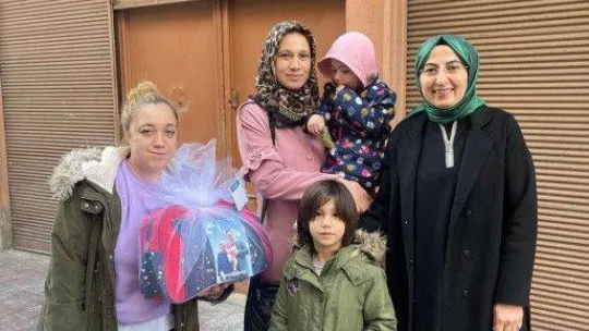 Beyoğlu'nda yeni doğan 5 bin 546 bebeğe 'Hoş Geldin' ziyareti