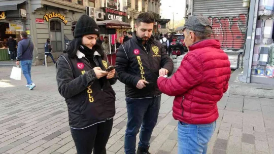 Beyoğlu'nda yılbaşı öncesi asayiş uygulaması