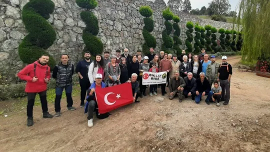 Biga Tabanvay Doğa Yürüyüş Grubu destan çiftliğini gezdi