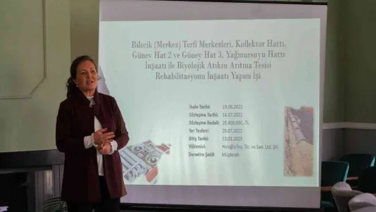 Bilecik Belediyesi altyapı projeleri hakkında bilgilendirme toplantısı yaptı