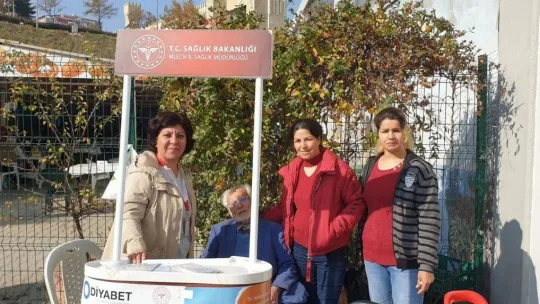 Bilecik'te 'Diyabet' stantı açıldı