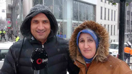 Bilecik'te aylardır beklenen kar yağışı kartpostallık görüntüler oluştu