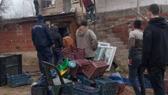 Bilecik'te bir evde çıkan yangın korkuttu