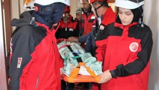 Bilecik'te deprem tatbikatı yapıldı