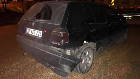 Bilecik'te otomobil ile motosiklet çarpıştı, 1 kişi yaralandı