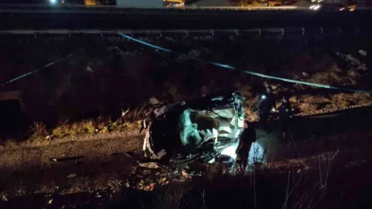 Bilecik'te yaşanan feci kazada 1 kişi öldü, 2 kişi yaralandı