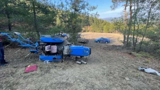 Bilecik'te yaşanan traktör kazasında ROPS demiri hayat kurtardı