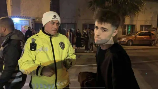 Bir hafta önce ehliyetini alan stajyer sürücü, alkollü yakalandı
